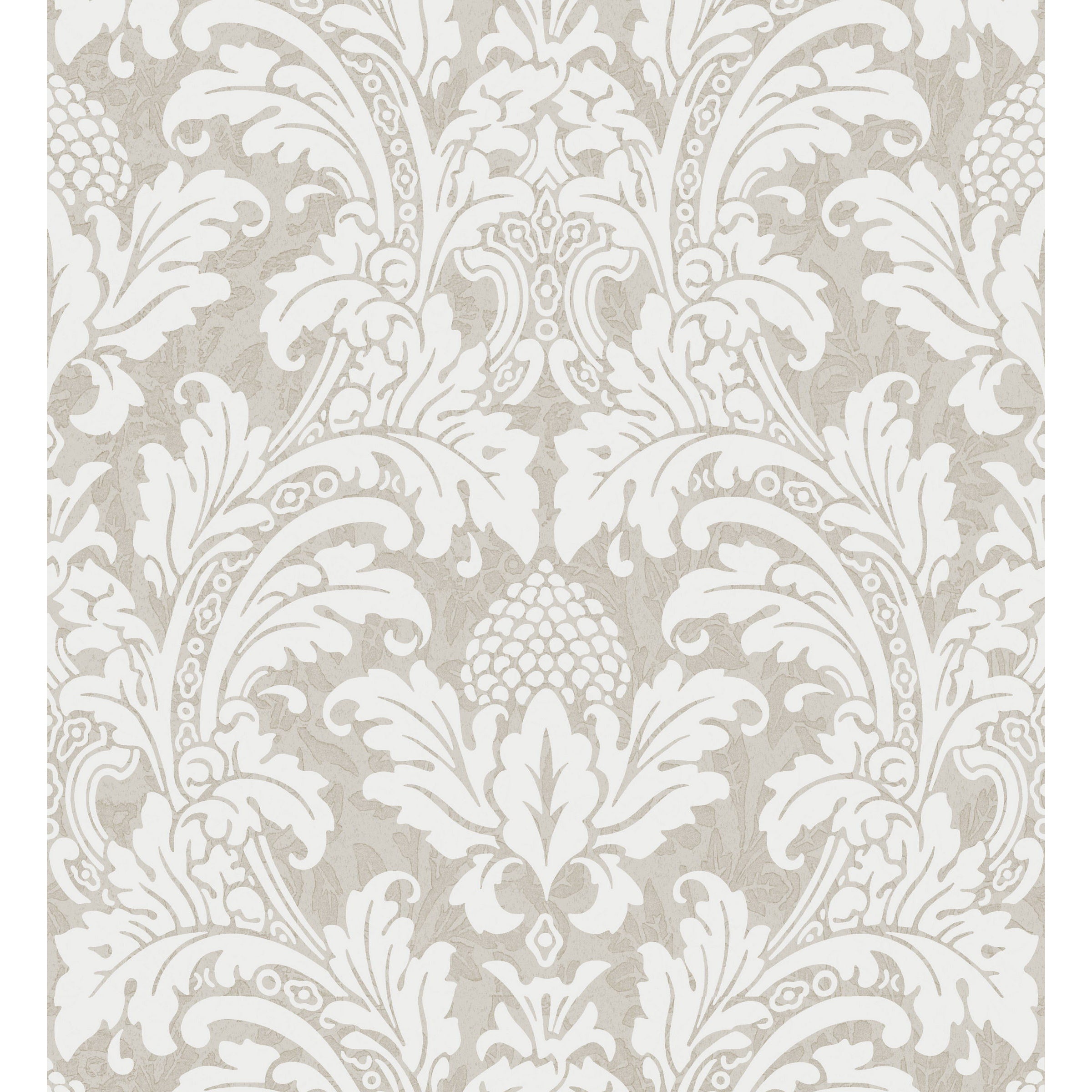 Blake - White And Silver - Cole & Son Wallpaper
