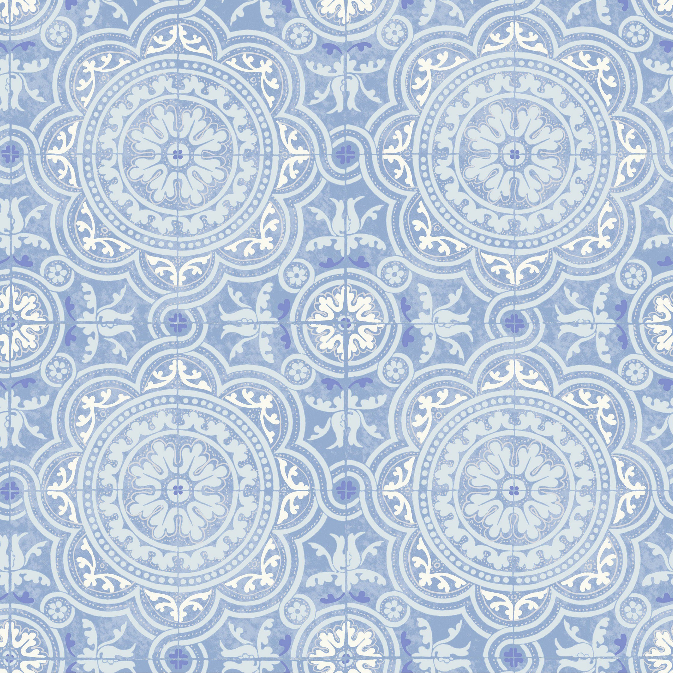 Piccadilly - Soft Blue - Cole & Son Wallpaper
