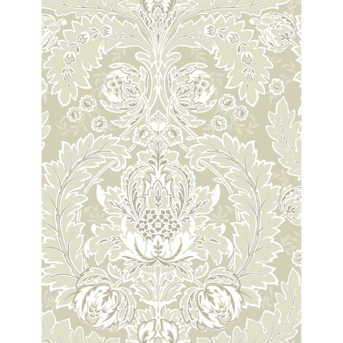 Coleridge - Linen And White - COLE & SON Wallpaper