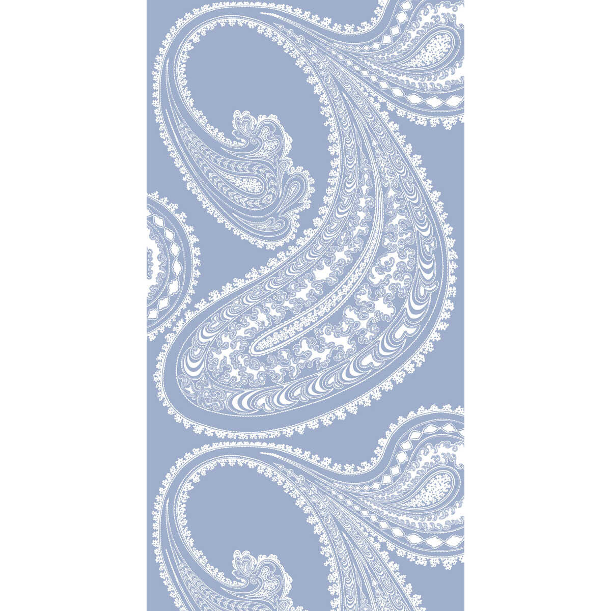 Rajapur - Wht/Dk Blue - COLE & SON Wallpaper