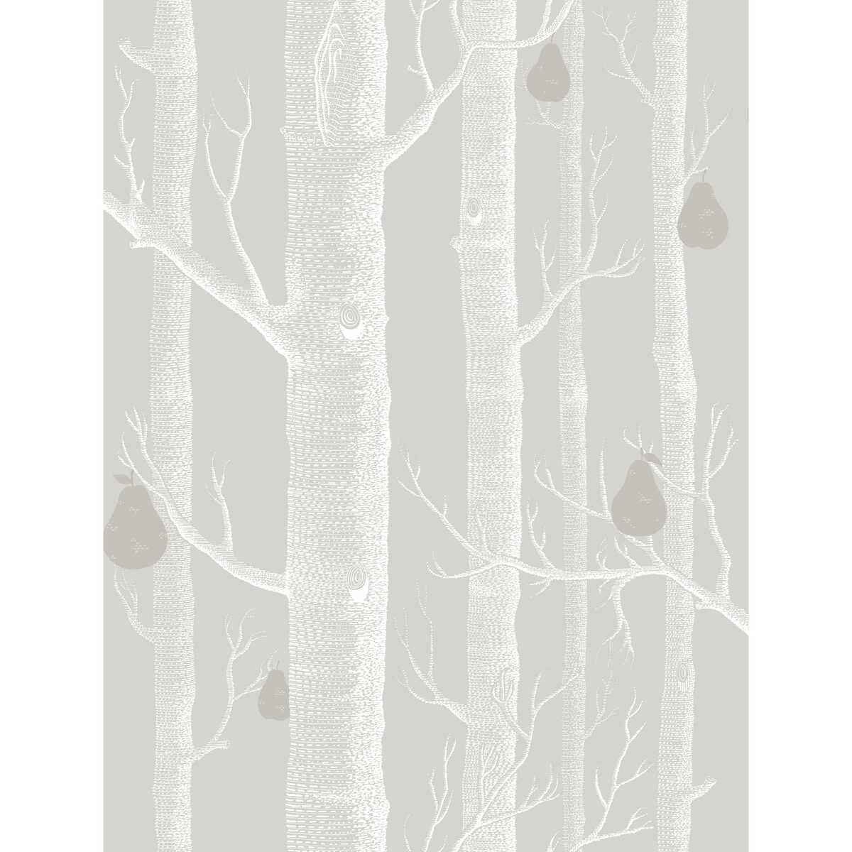 955029cs0 Woods Pears Grey Wht Slvr Cole Son Wallpaper