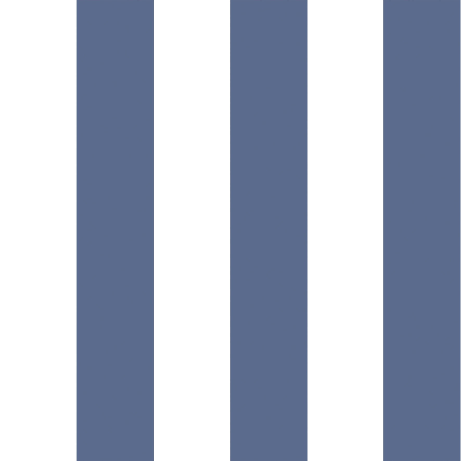 Glastonbury Str - Frch Bl & Wt - Cole & Son Wallpaper