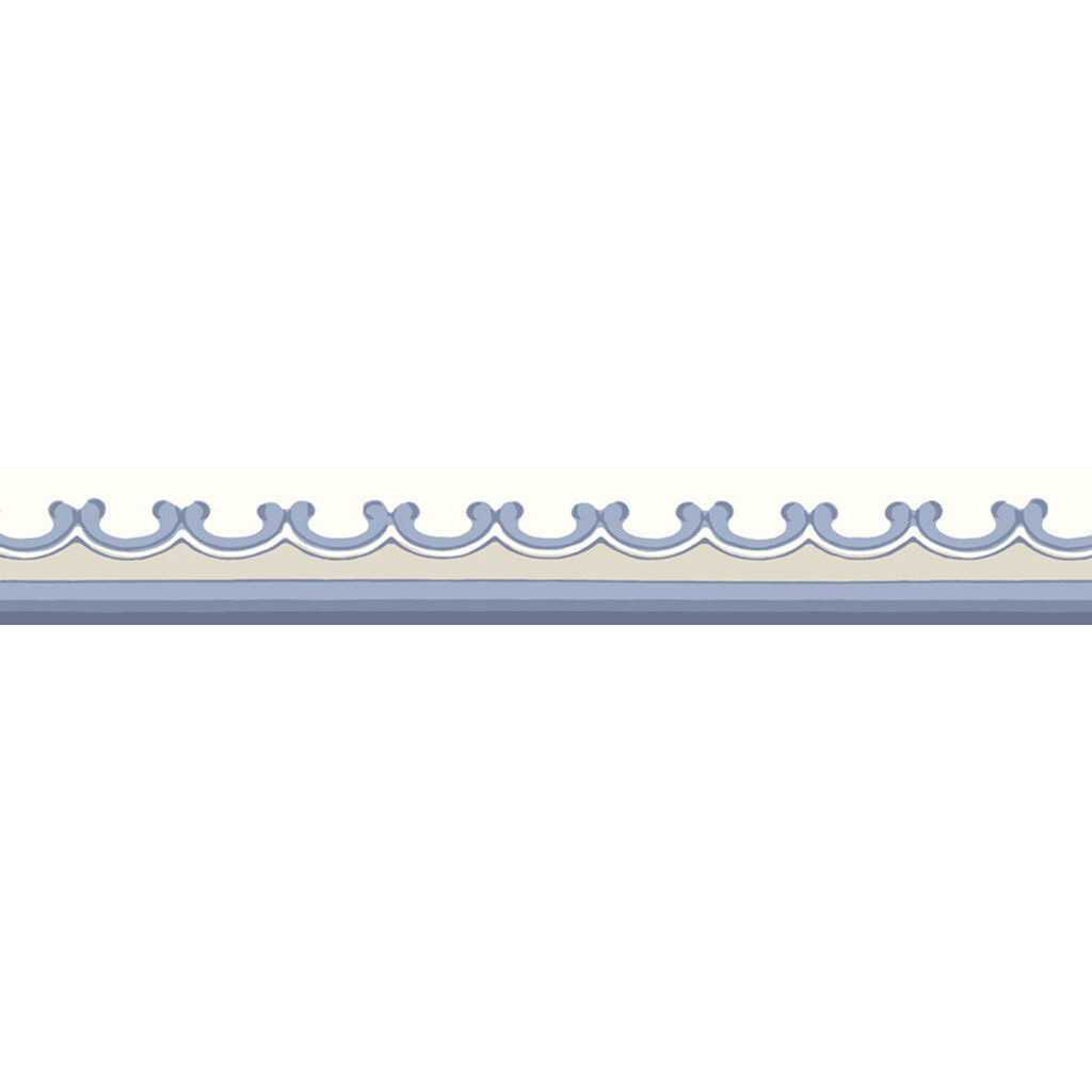 Broderie Border - Blue - COLE & SON Wallpaper