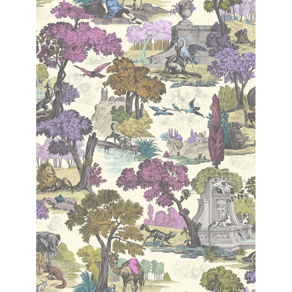 Versailles Grand - Mulber - Cole & Son Wallpaper