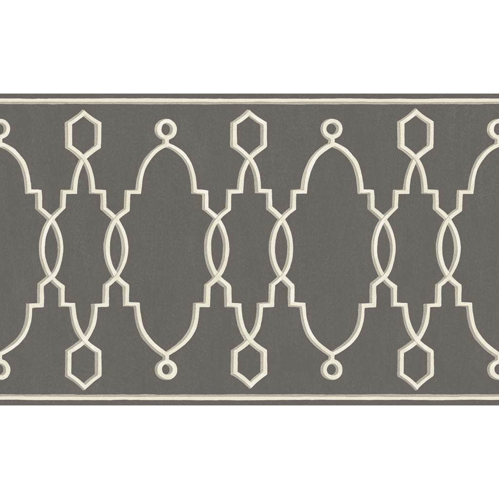 Parterre Border - Charcoal - Cole & Son Wallpaper