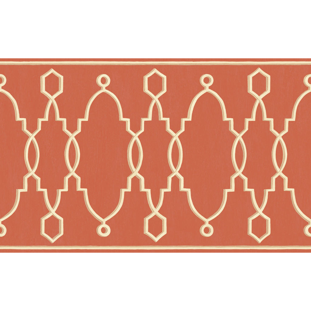 Parterre Border - Red - Cole & Son Wallpaper