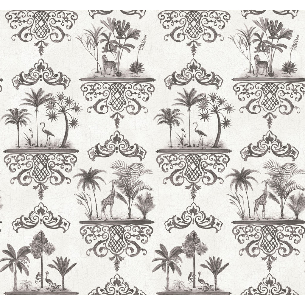 Rousseau - Charcoal - Cole & Son Wallpaper