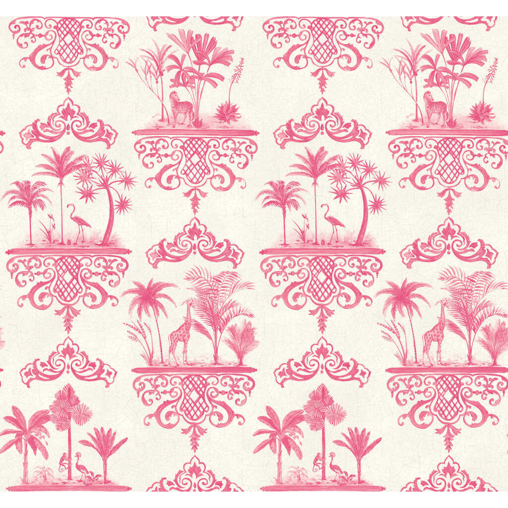 Rousseau - Rose Pink - COLE & SON Wallpaper