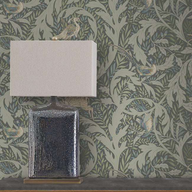 woodland-tapestry-wallpaper-sage-york-wallcoverings-ac9124