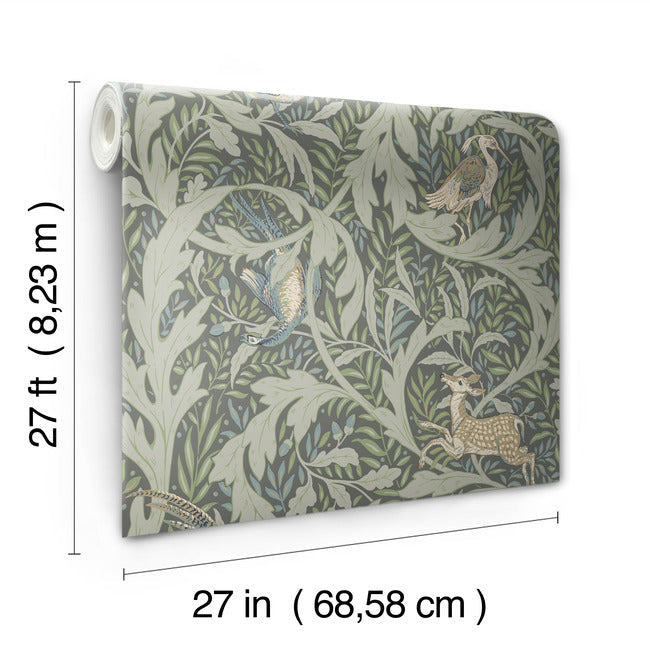 woodland-tapestry-wallpaper-sage-york-wallcoverings-ac9124