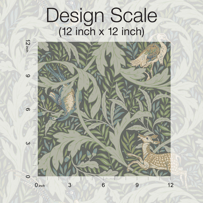 woodland-tapestry-wallpaper-sage-york-wallcoverings-ac9124