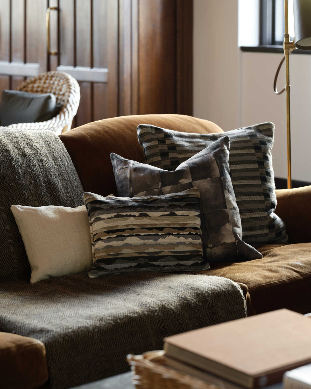 Acuarela - Petro - KRAVET COUTURE Fabric