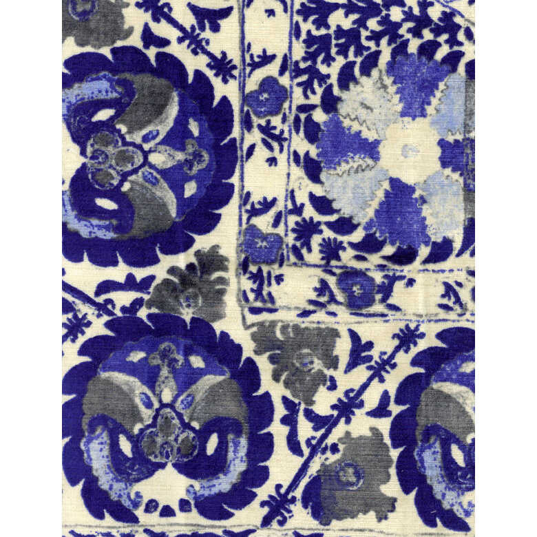 Iznik - Cobalt - KRAVET COUTURE Fabric