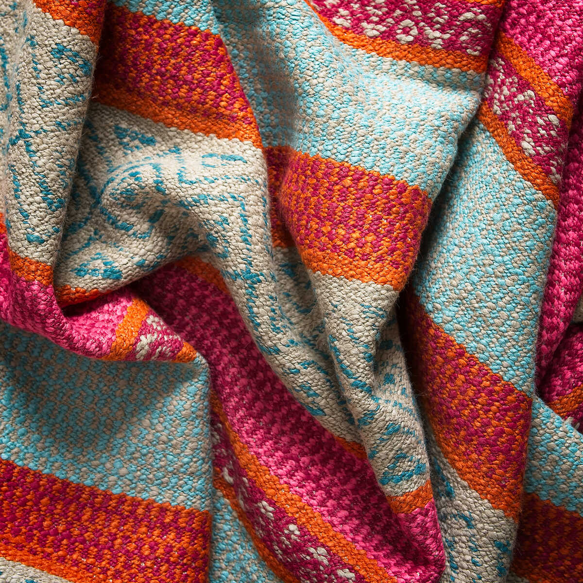 Pampas - Teal - KRAVET COUTURE Fabric
