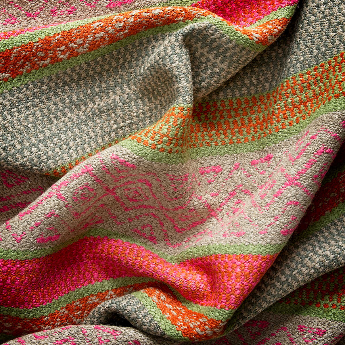 Pampas - Pink - KRAVET COUTURE Fabric