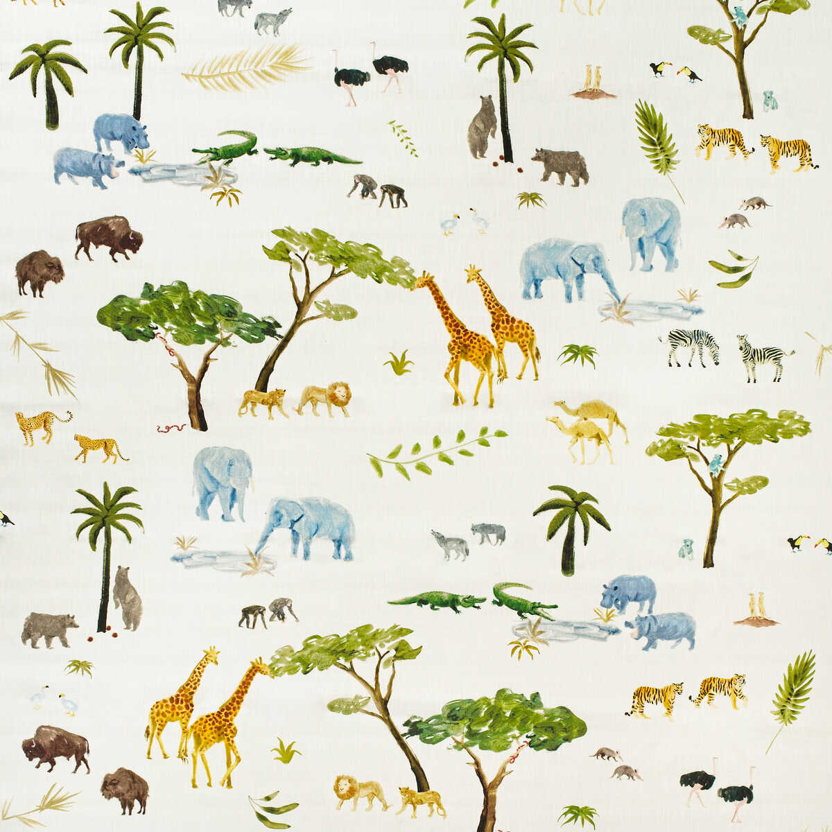 Noah Outdoor - Multi - KRAVET COUTURE Fabric