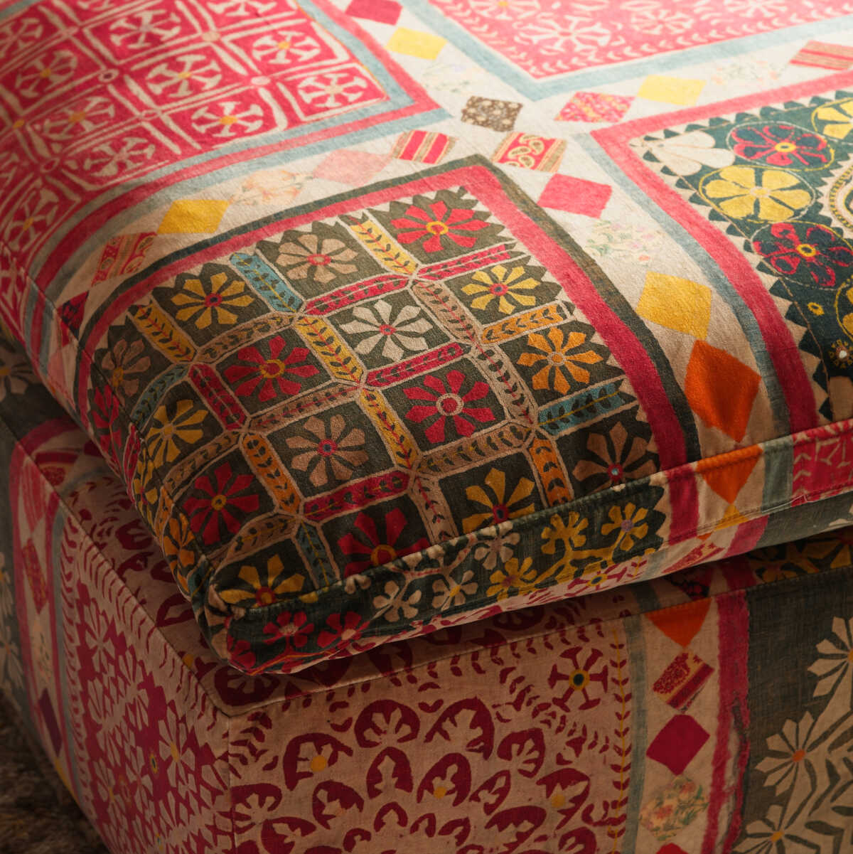 Courtyard - Multi - KRAVET COUTURE Fabric