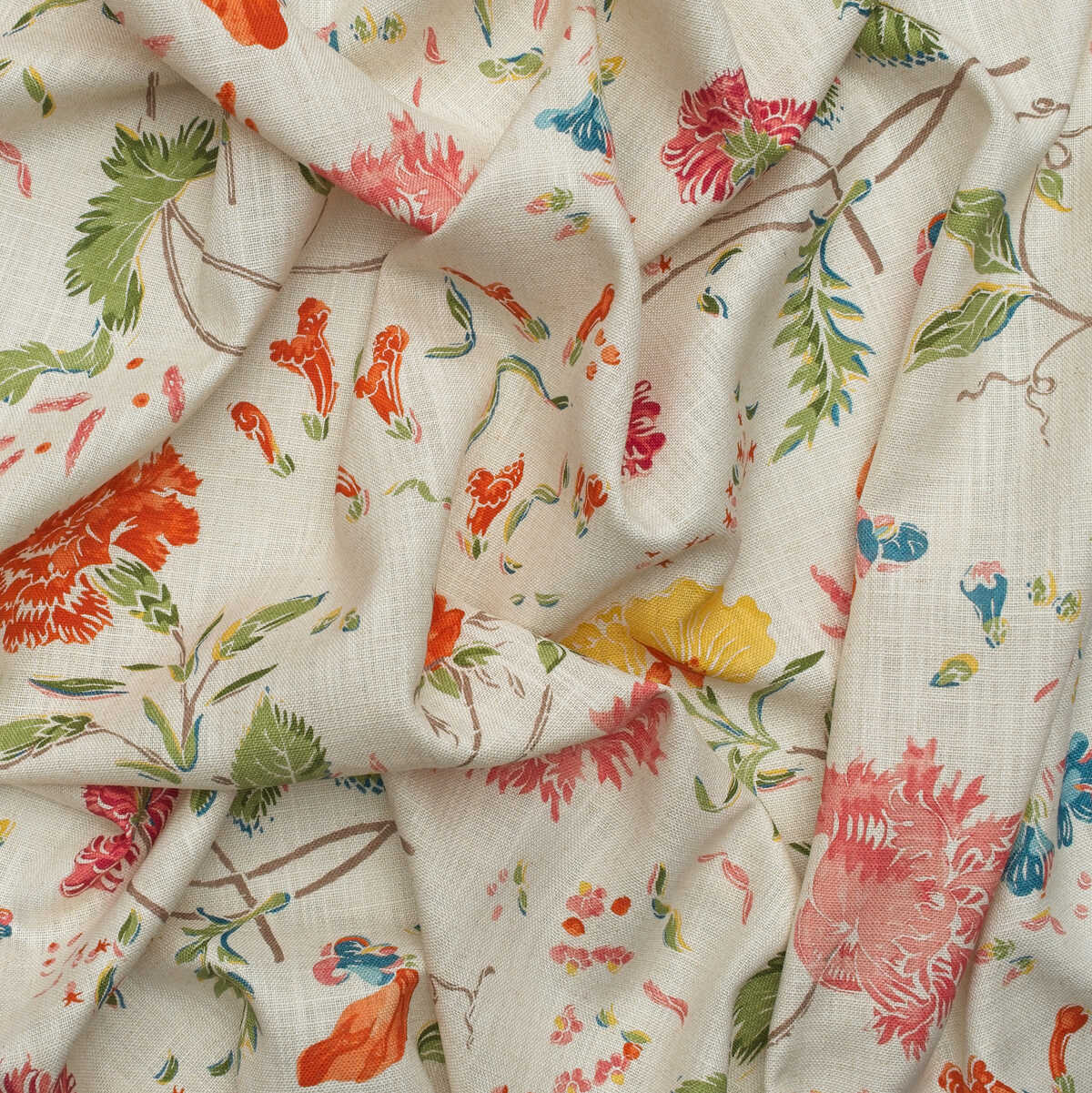 Wild Wood - Ivory - KRAVET COUTURE Fabric