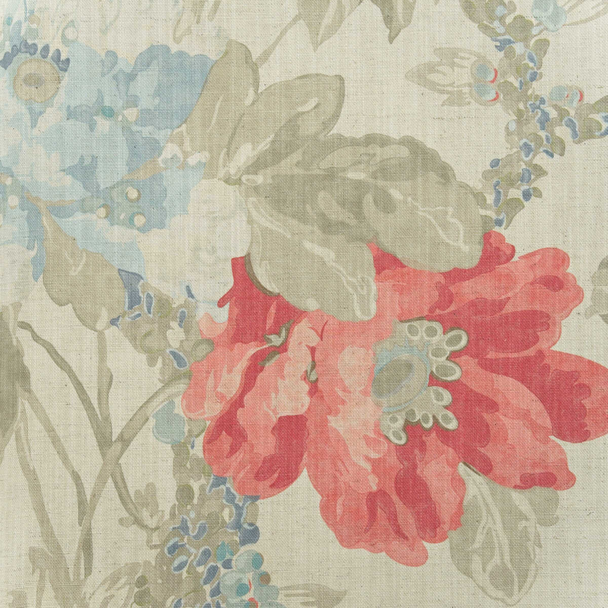 Peony - Sea Coral - KRAVET COUTURE Fabric