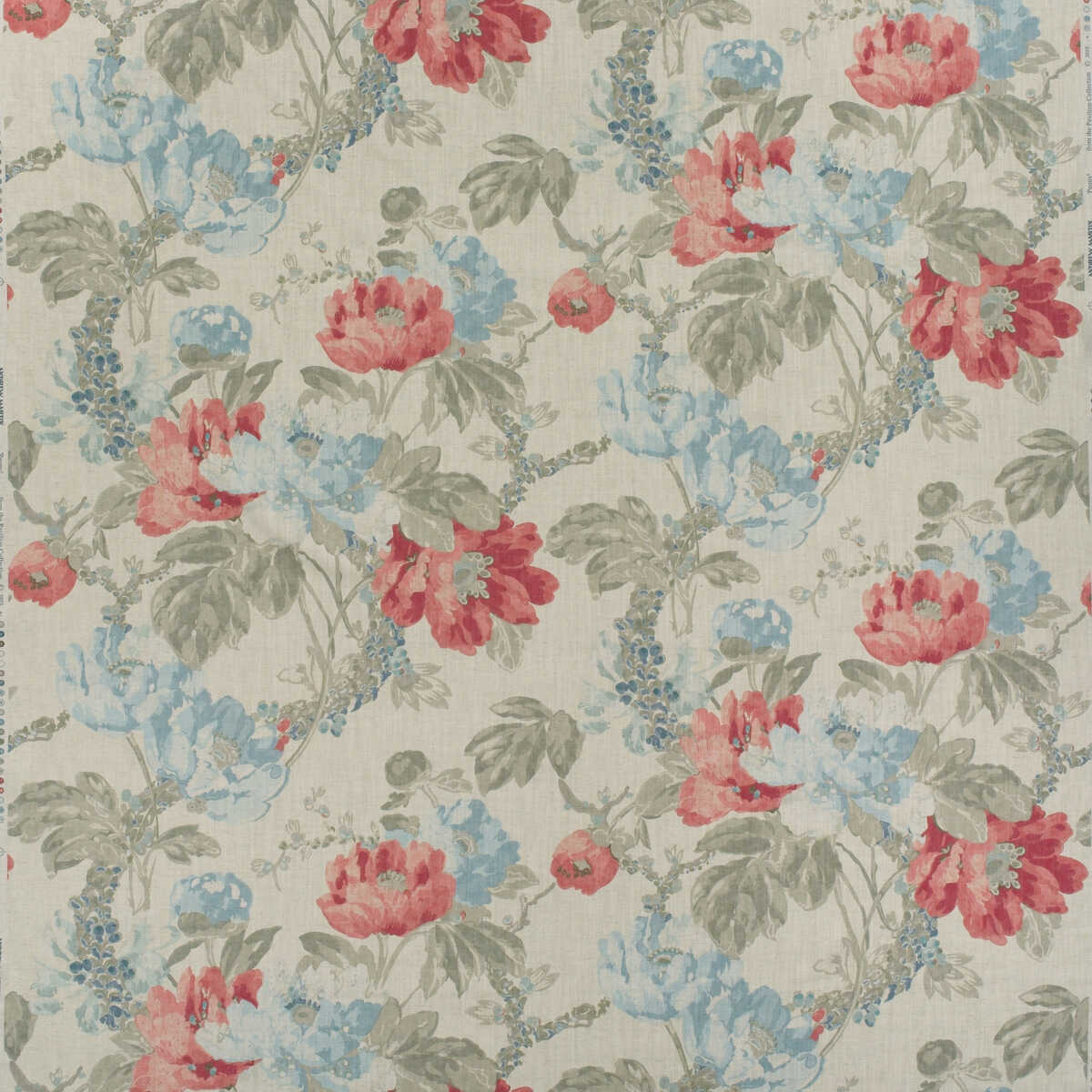 Peony - Sea Coral - KRAVET COUTURE Fabric