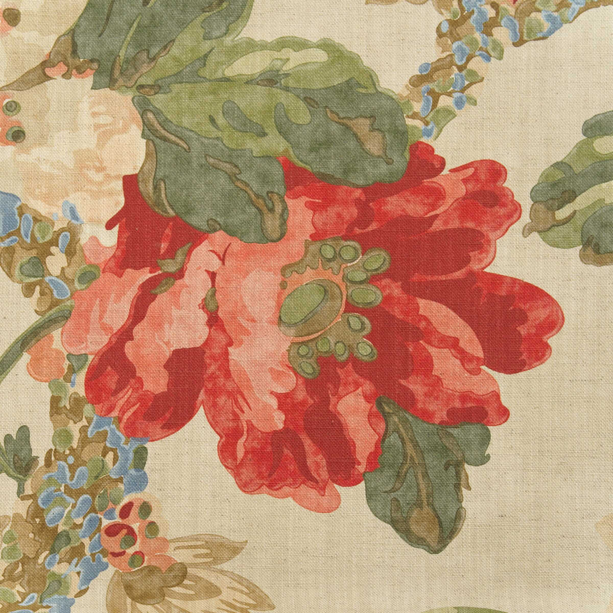 Peony - Natural - KRAVET COUTURE Fabric