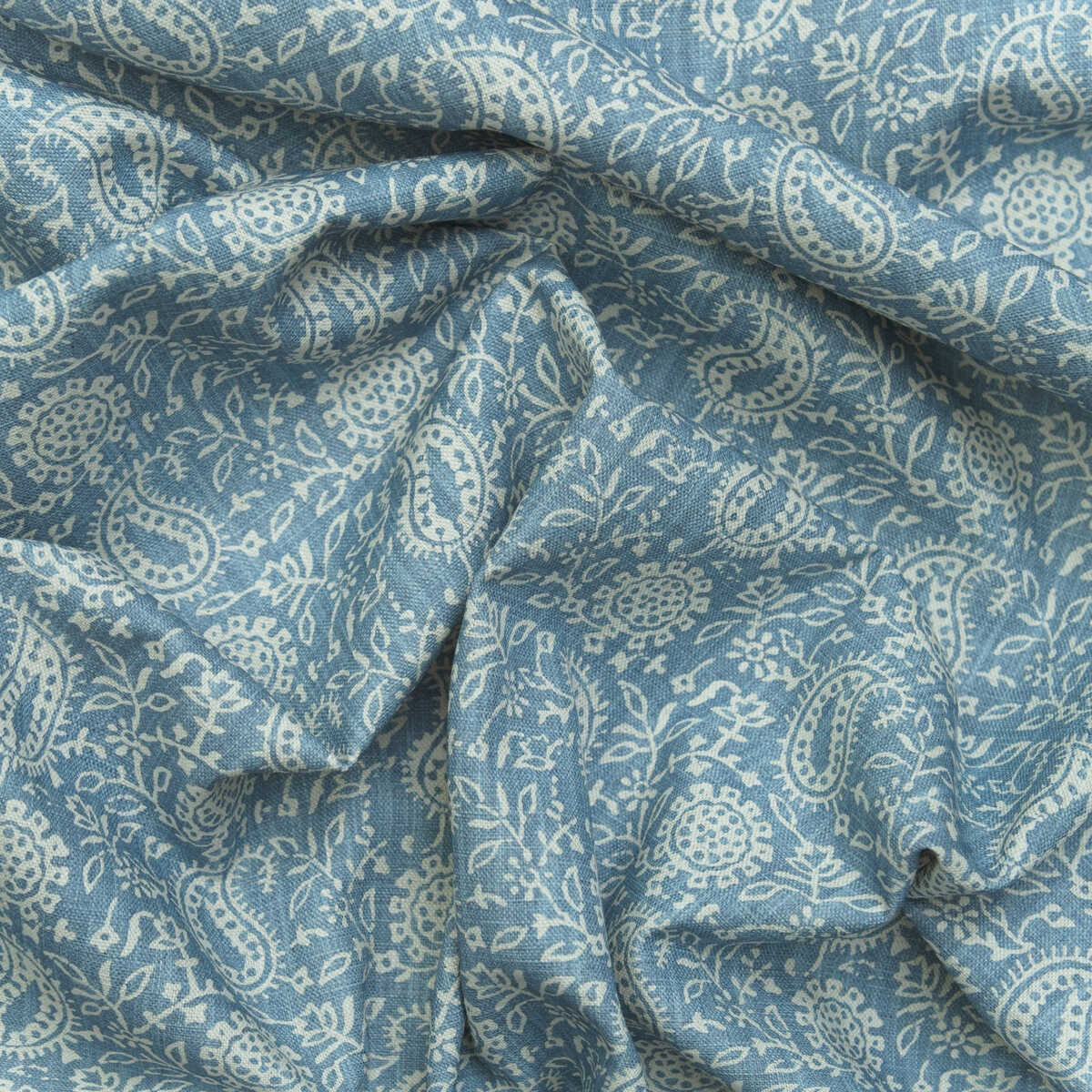 Sunflower - Denim - KRAVET COUTURE Fabric