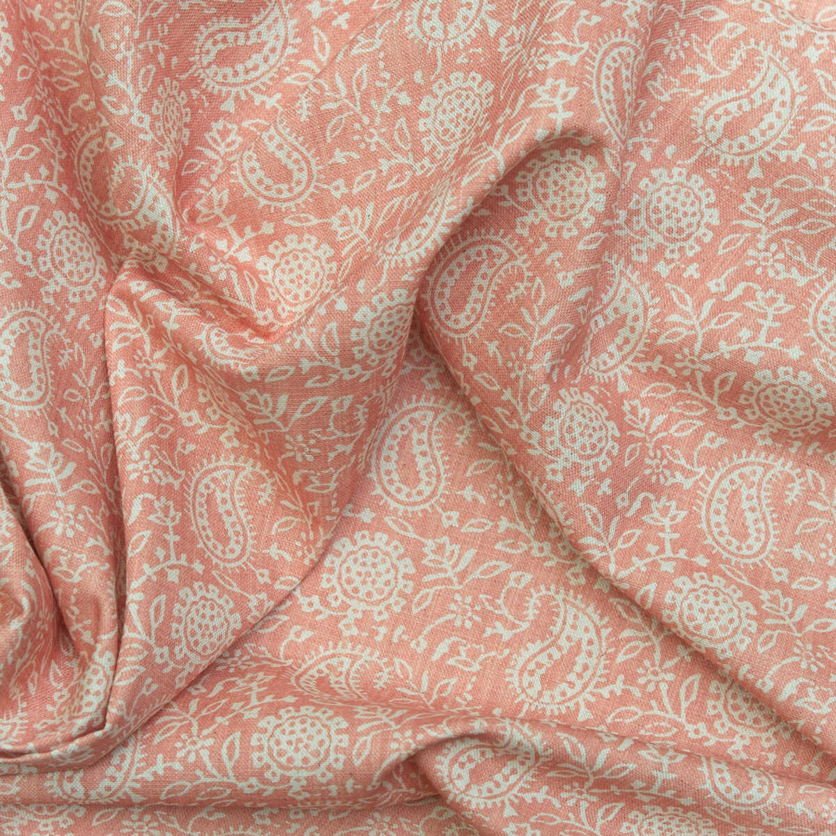 Sunflower - Coral - KRAVET COUTURE Fabric