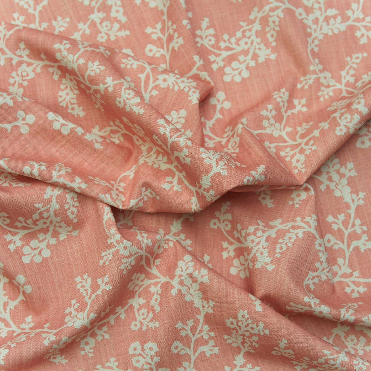 Vine - Coral - KRAVET COUTURE Fabric
