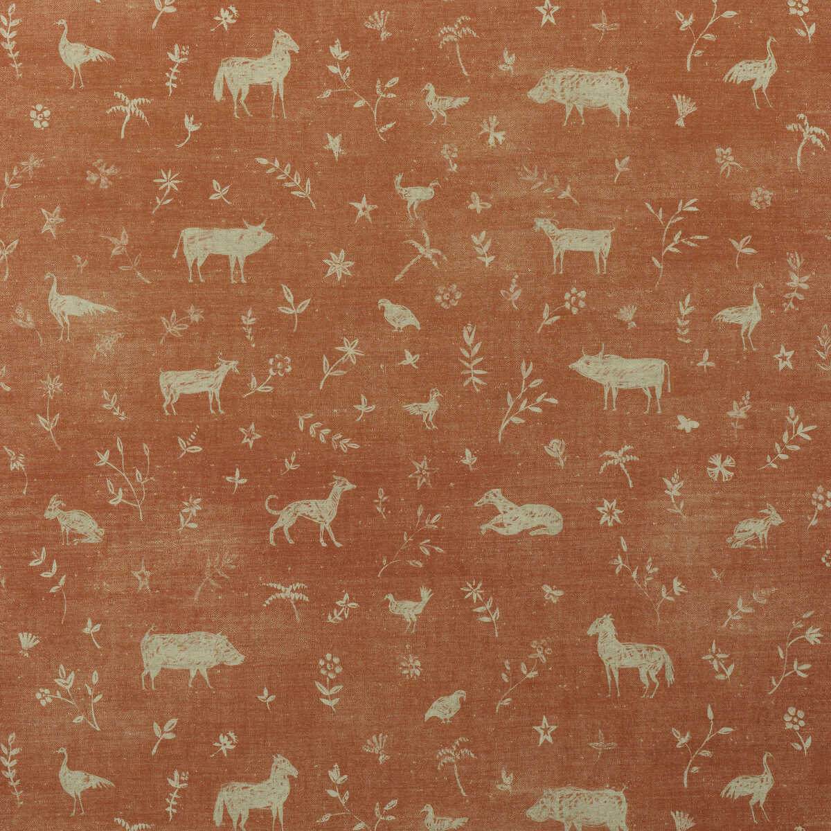 Avebury - Brick - KRAVET COUTURE Tela