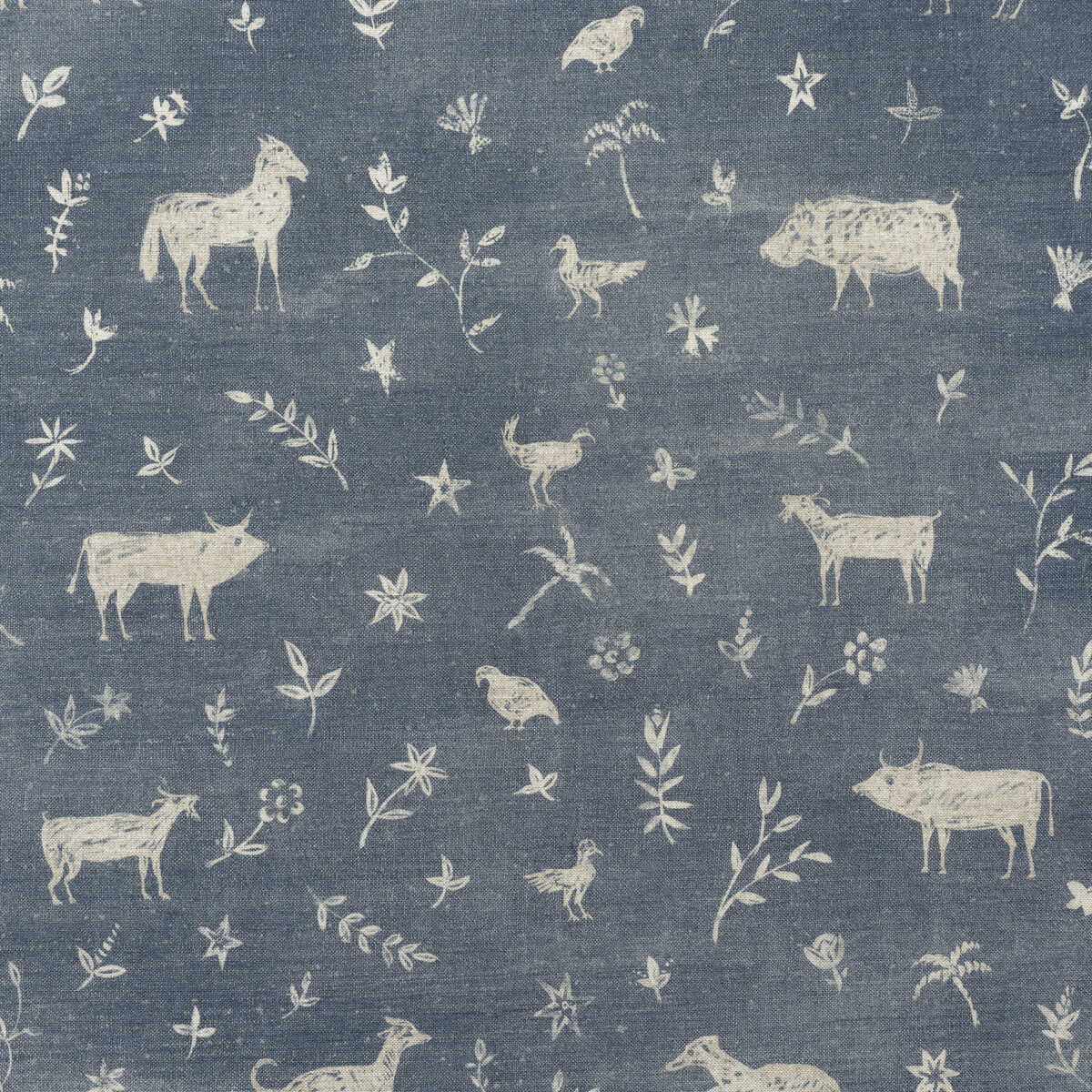 Avebury - Denim - KRAVET COUTURE Tela