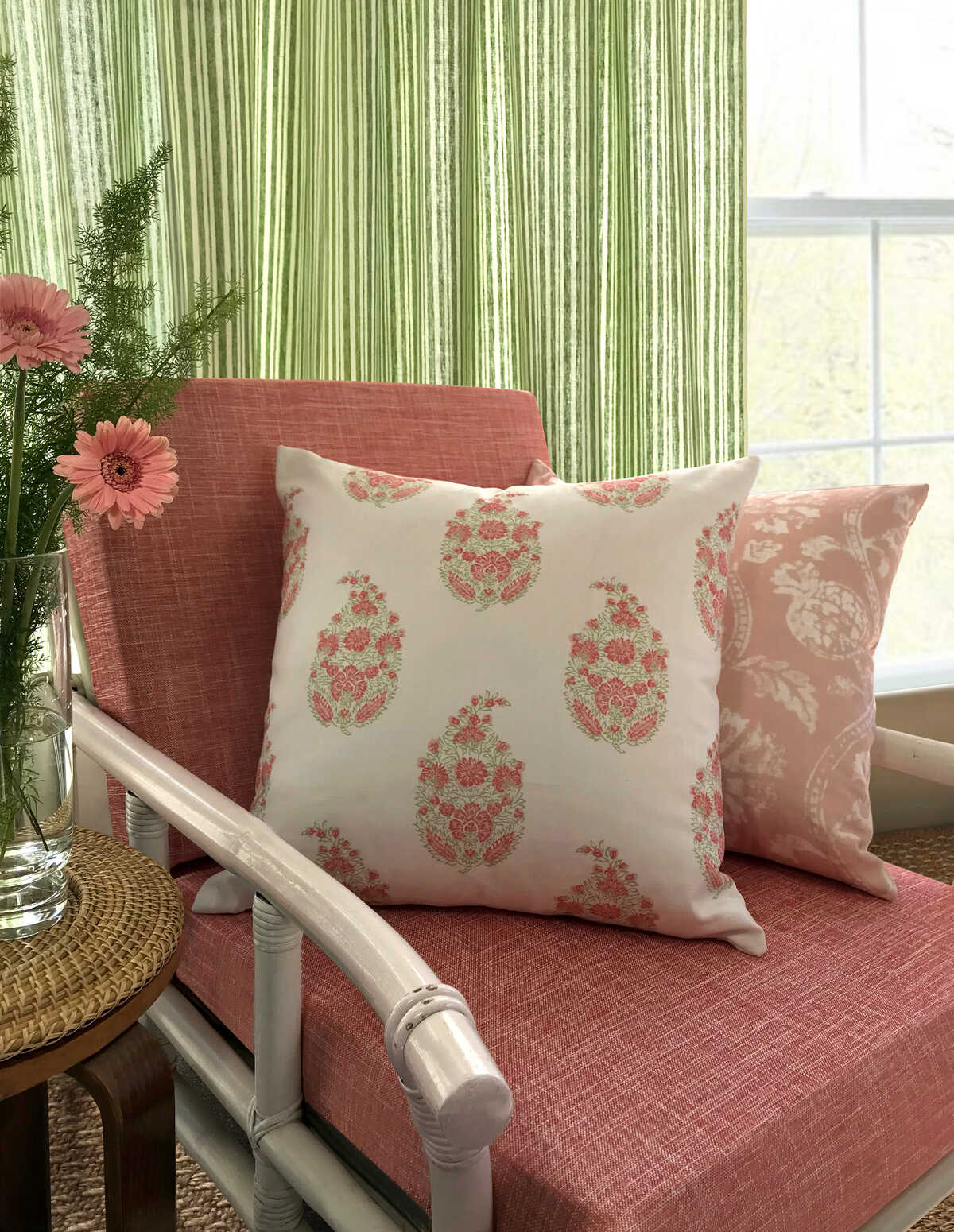 Amballa - Blush - KRAVET BASICS Fabric