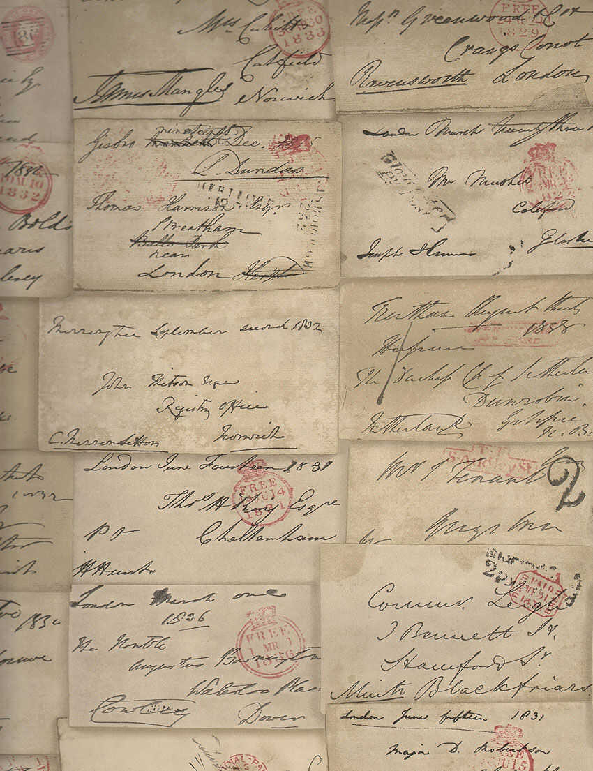 Love Letter - Parchment - KRAVET COUTURE Wallpaper