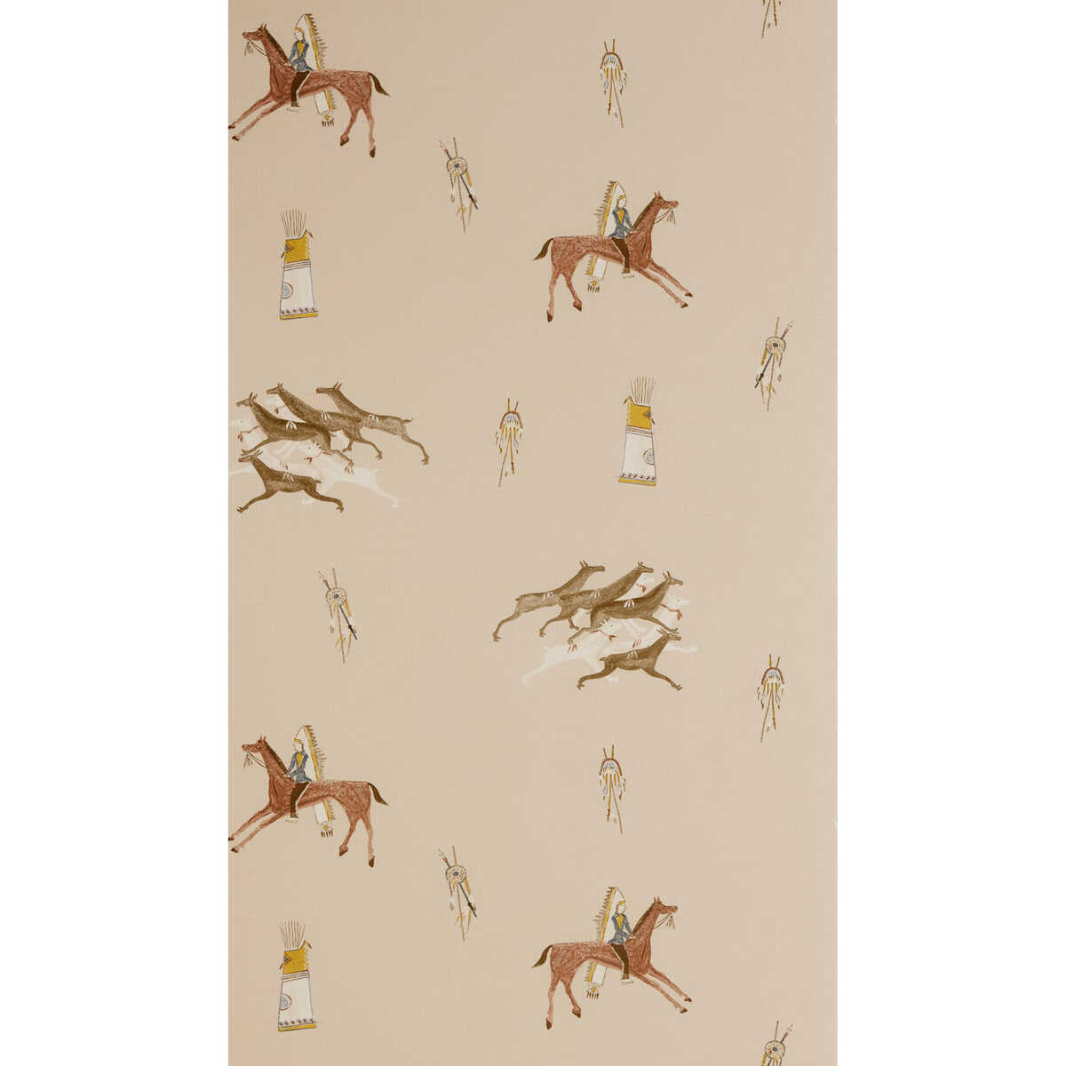 Apache - Sienna - KRAVET COUTURE Wallpaper