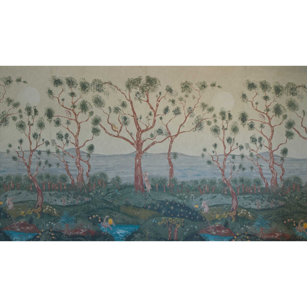 Lantern Parade - Dawn - KRAVET COUTURE Wallpaper