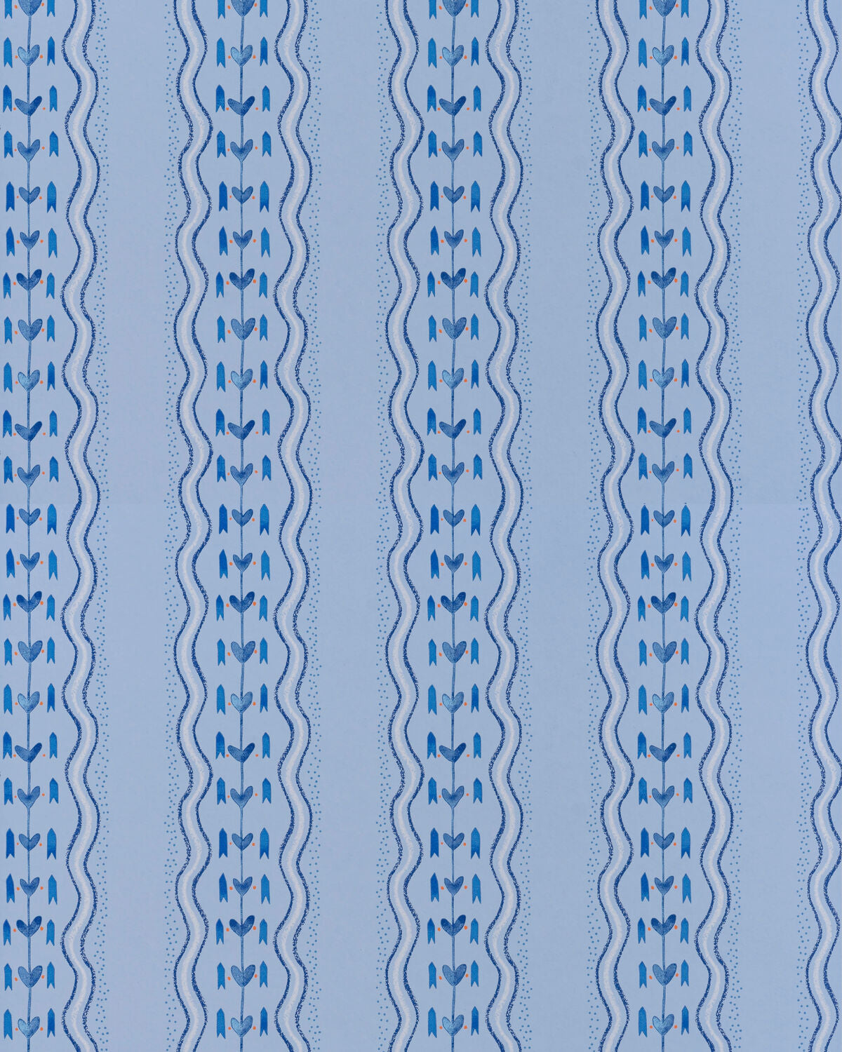 Hearty Wp - Sky Blue - Kravet Couture Wallpaper
