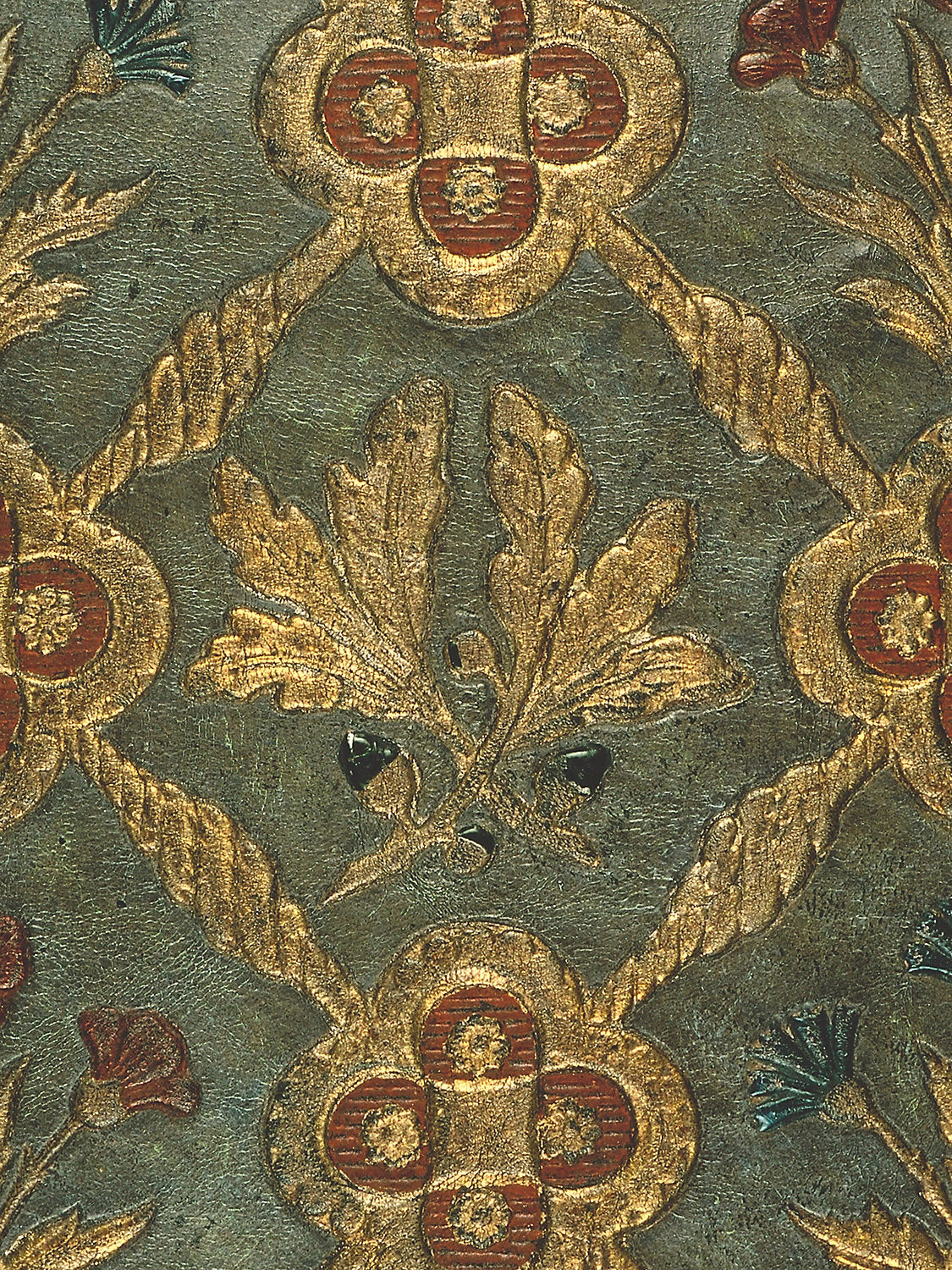 Cuir Chene - Light Green/Gold - Scalamandre Fabric