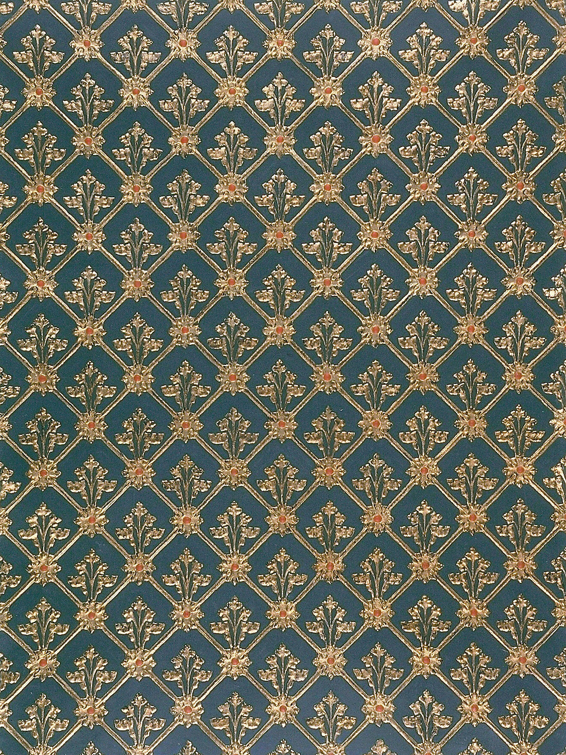 Cuir Resille - Green/Gold - Scalamandre Fabric