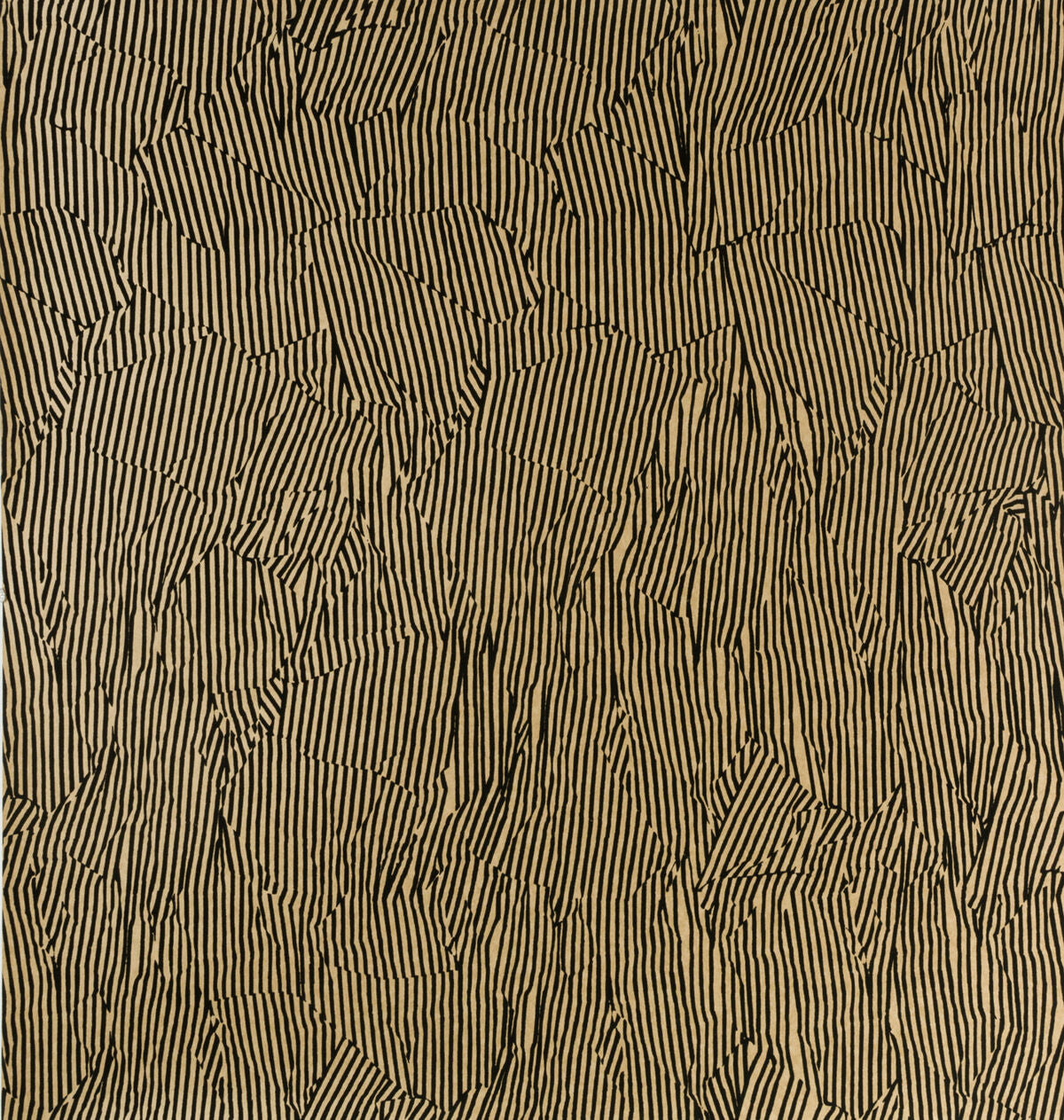 Avant - Kraft/Black - Lee Jofa Modern Wallpaper