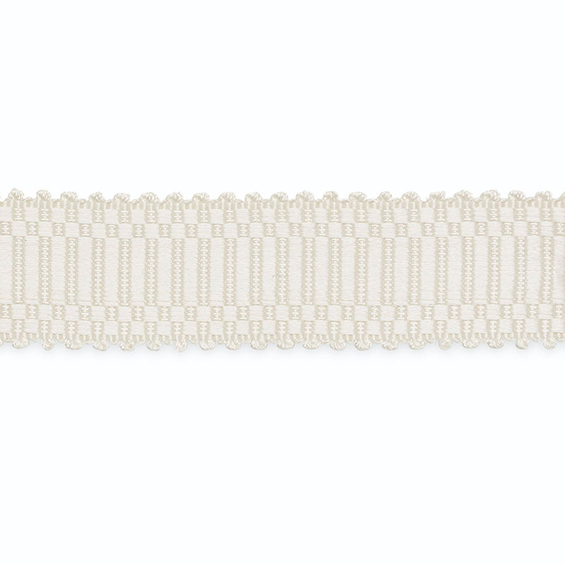 EUGENIE-PICOT-EDGE-BRAID-WHITE-SCHUMACHER-B107-1 - Schumacher Trim