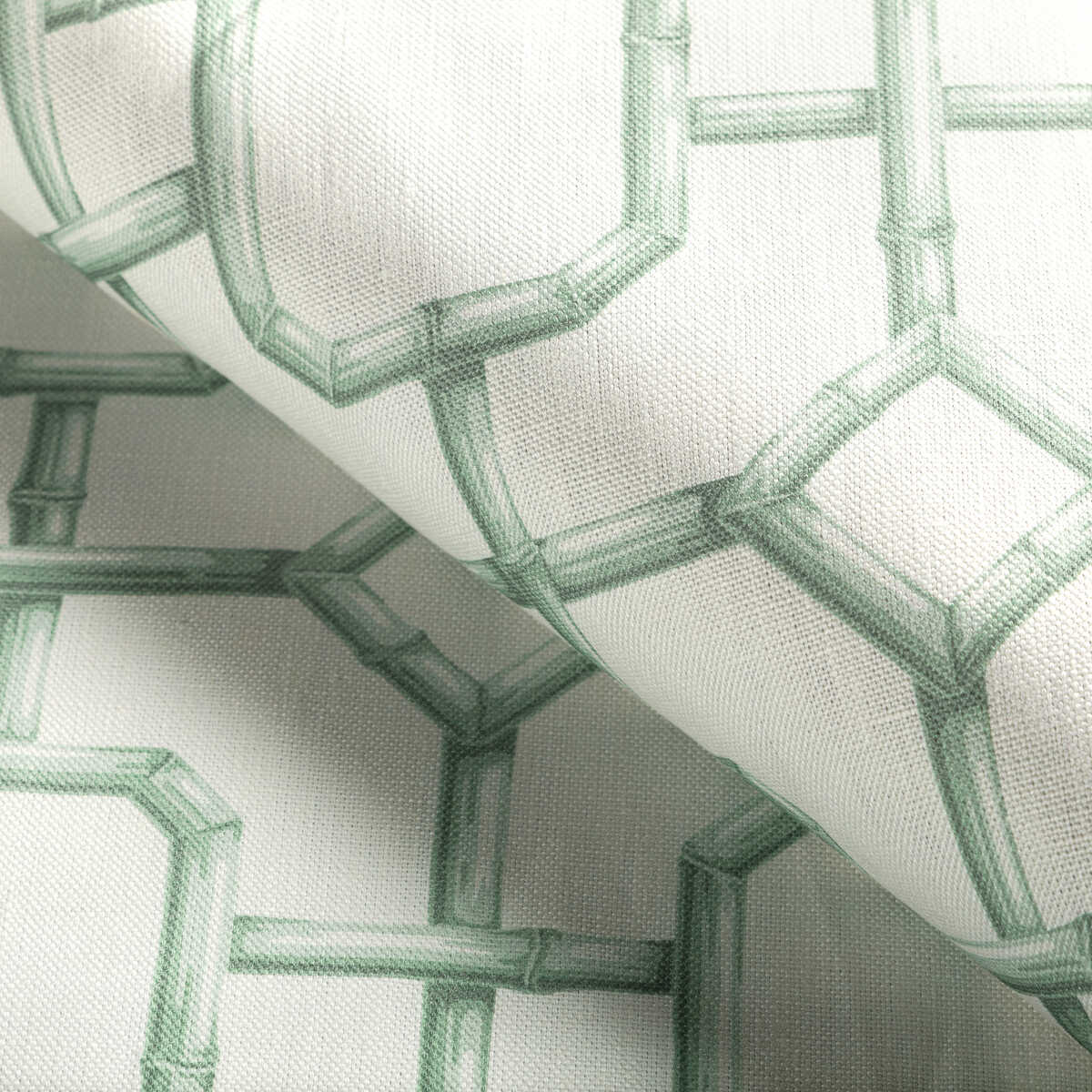 Bambu Fret - Leek - KRAVET COUTURE Fabric