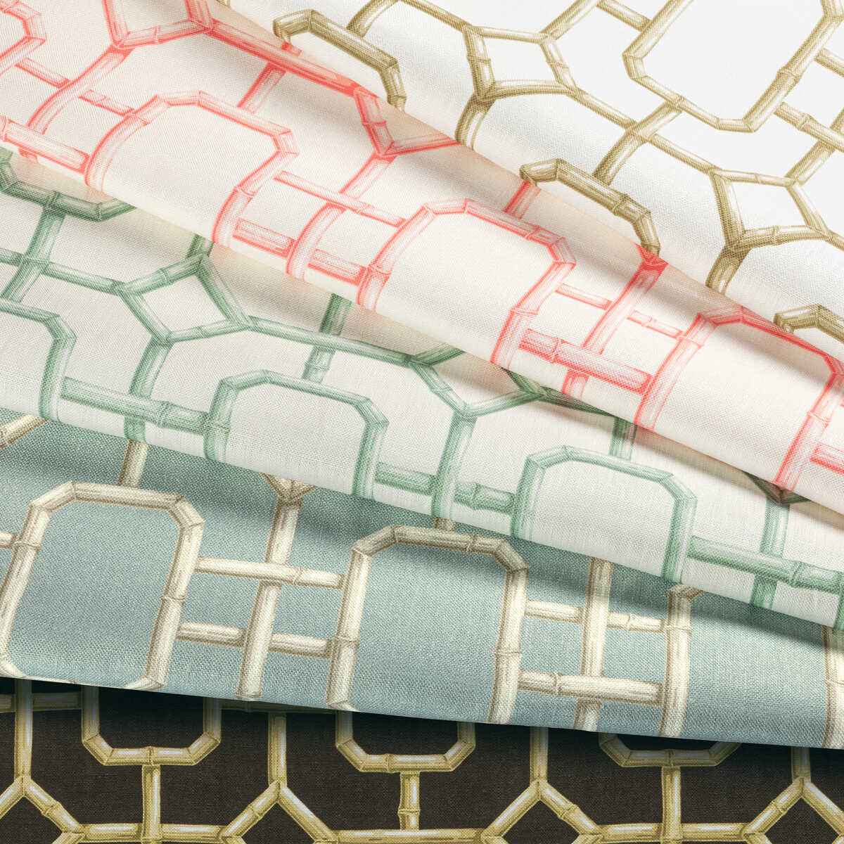 Bambufret3530 Bambu Fret Leek Kravet Couture Fabric - KRAVET COUTURE Fabric