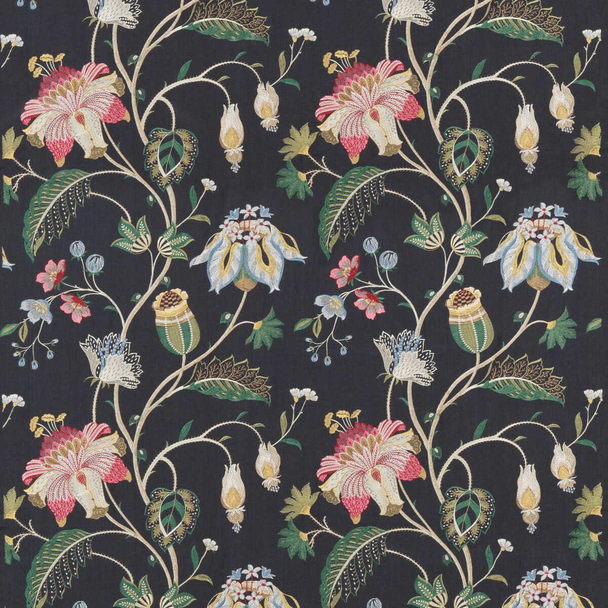 Therapia - Indigo - G P & J BAKER Fabric