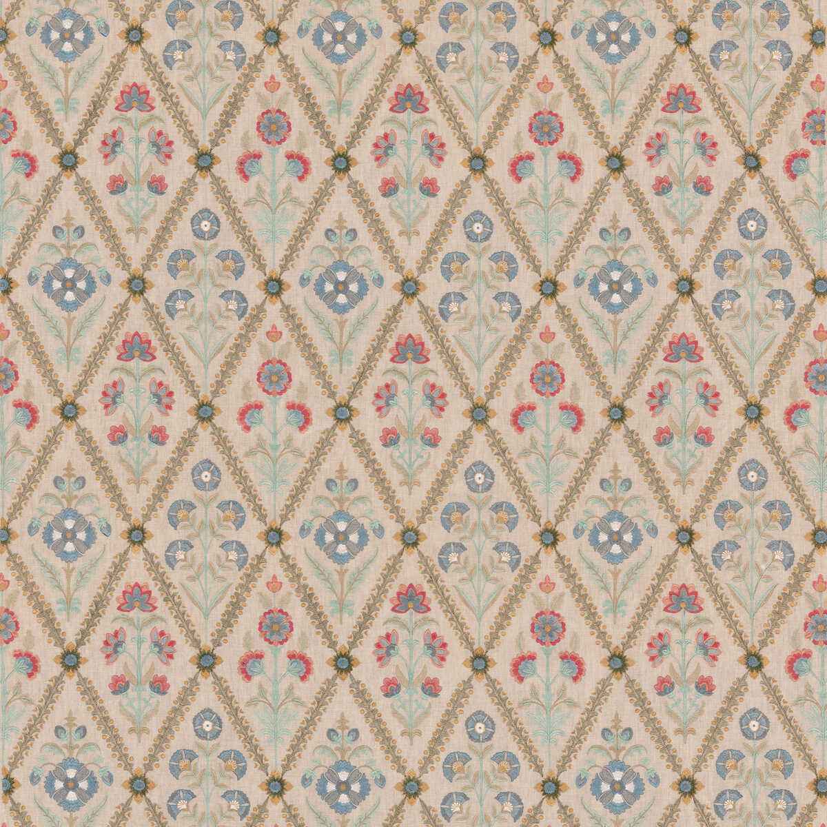 Bf1099820 Perrycroft Red Green G P J Baker Fabric