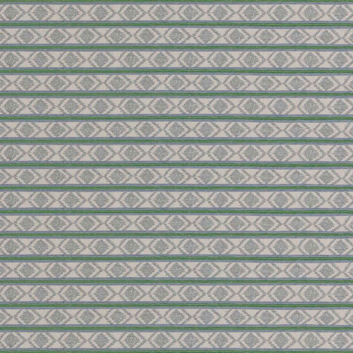 Bf1103470 Burford Stripe Blue Green G P J Baker Fabric - G P & J BAKER Fabric