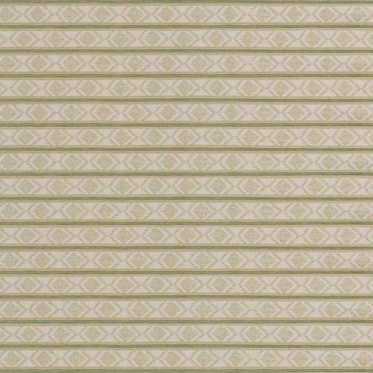 Burford Stripe - Green - G P & J BAKER Fabric