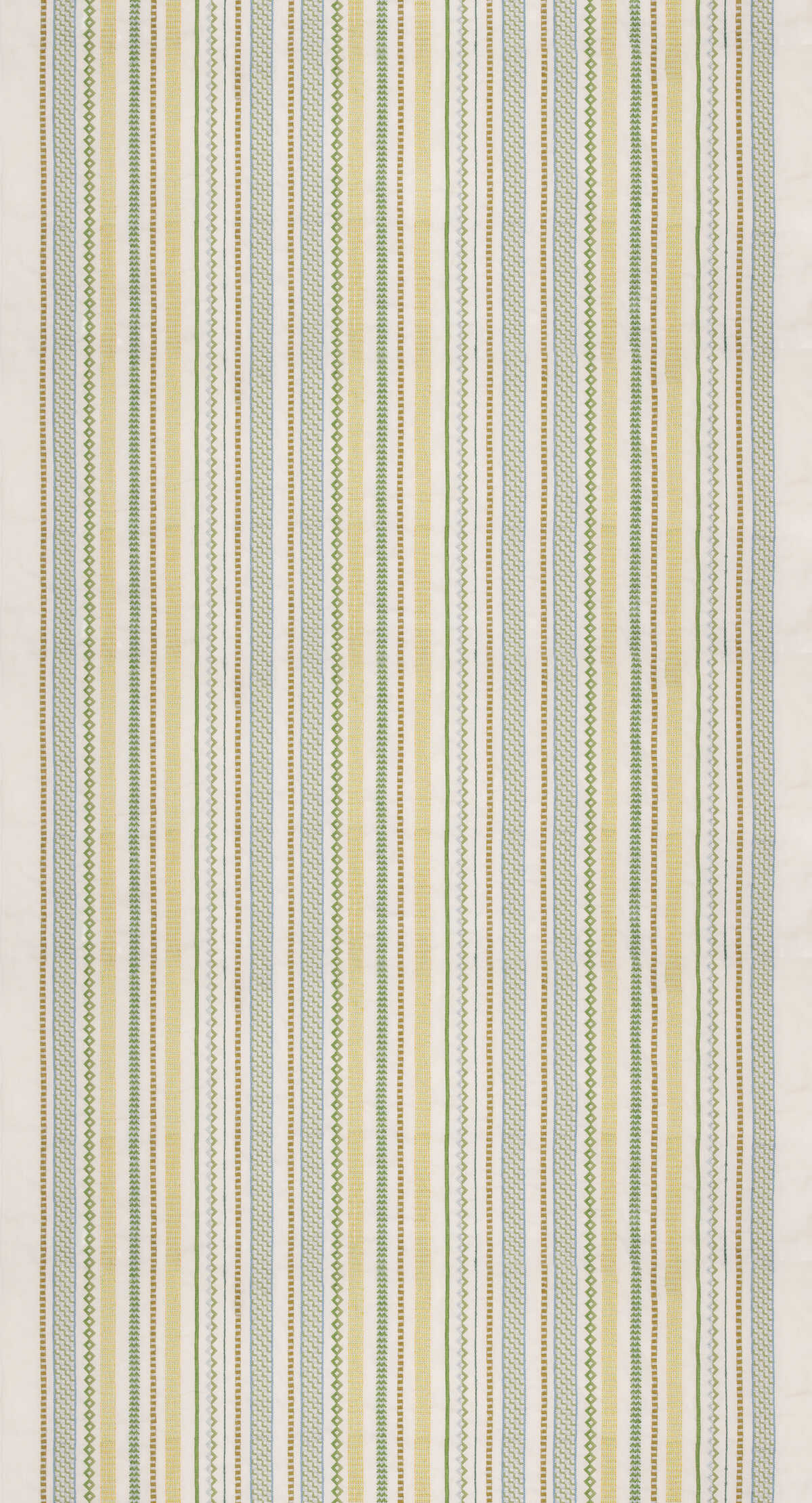 Tudor Stripe - Green - G P & J BAKER Fabric