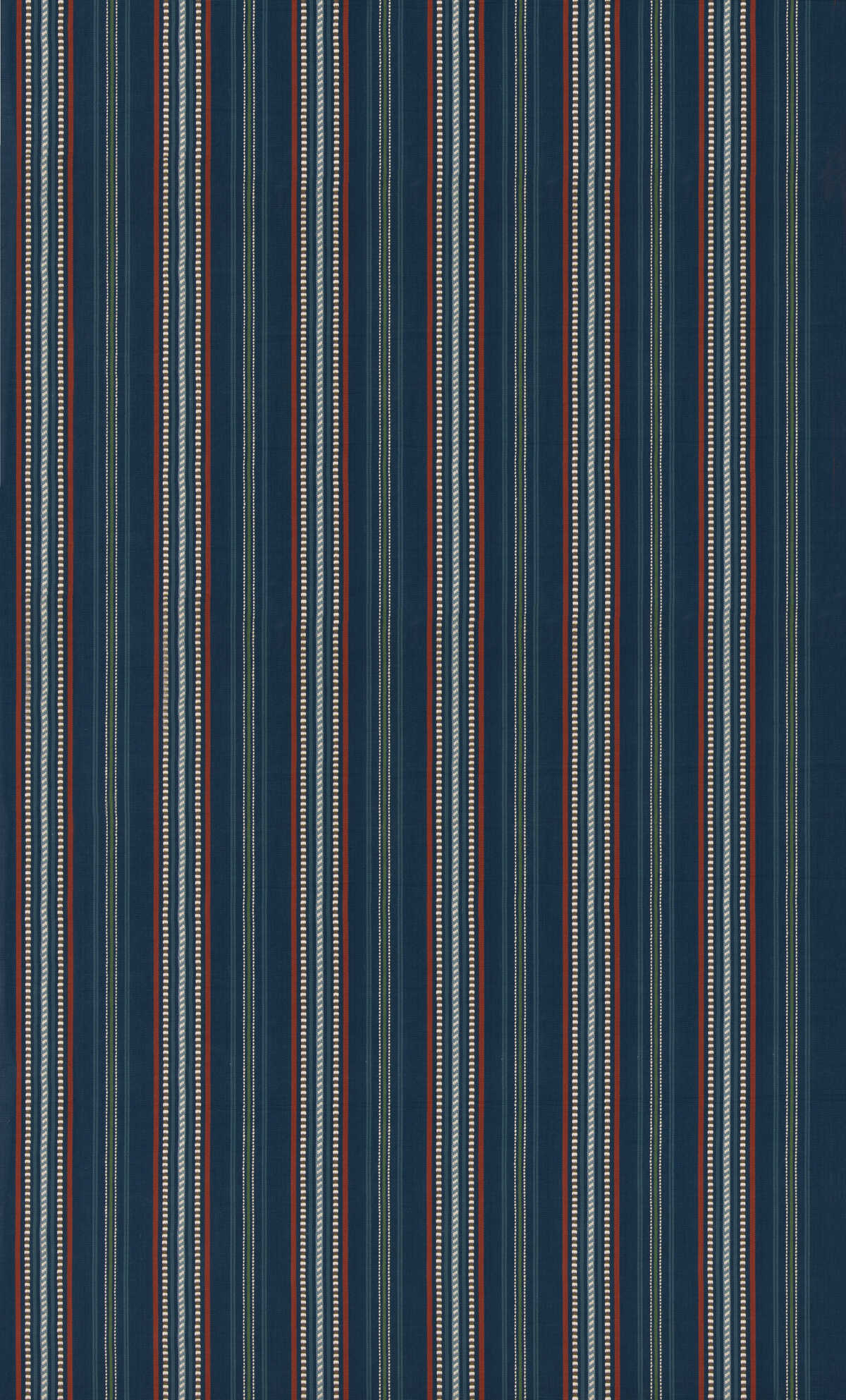 Rufus Stripe - Indigo - G P & J BAKER Fabric