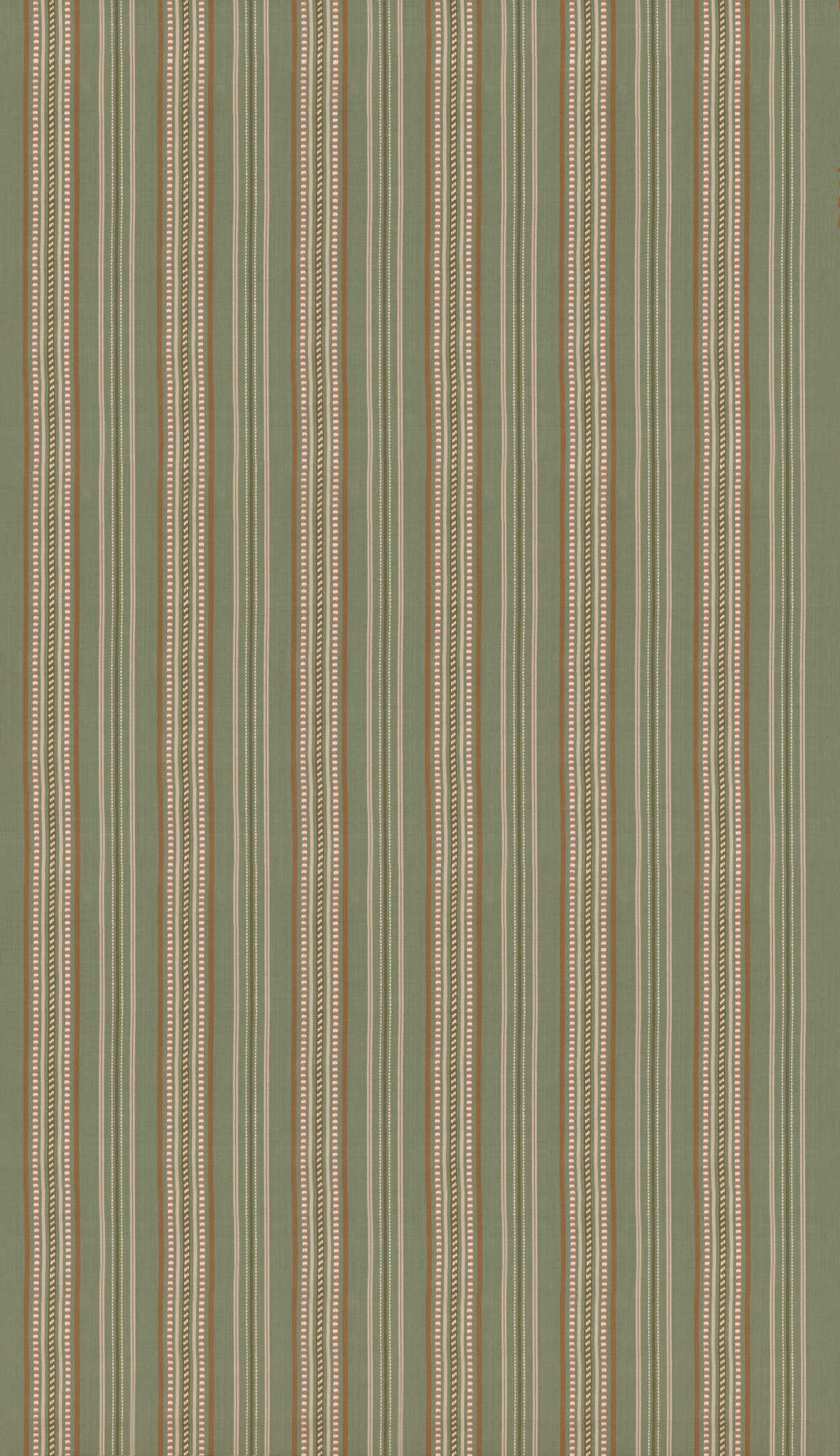 Rufus Stripe - Leaf - G P & J BAKER Fabric