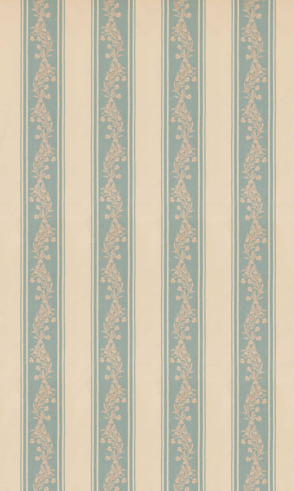Aldbury Stripe - Blue - G P & J BAKER Fabric