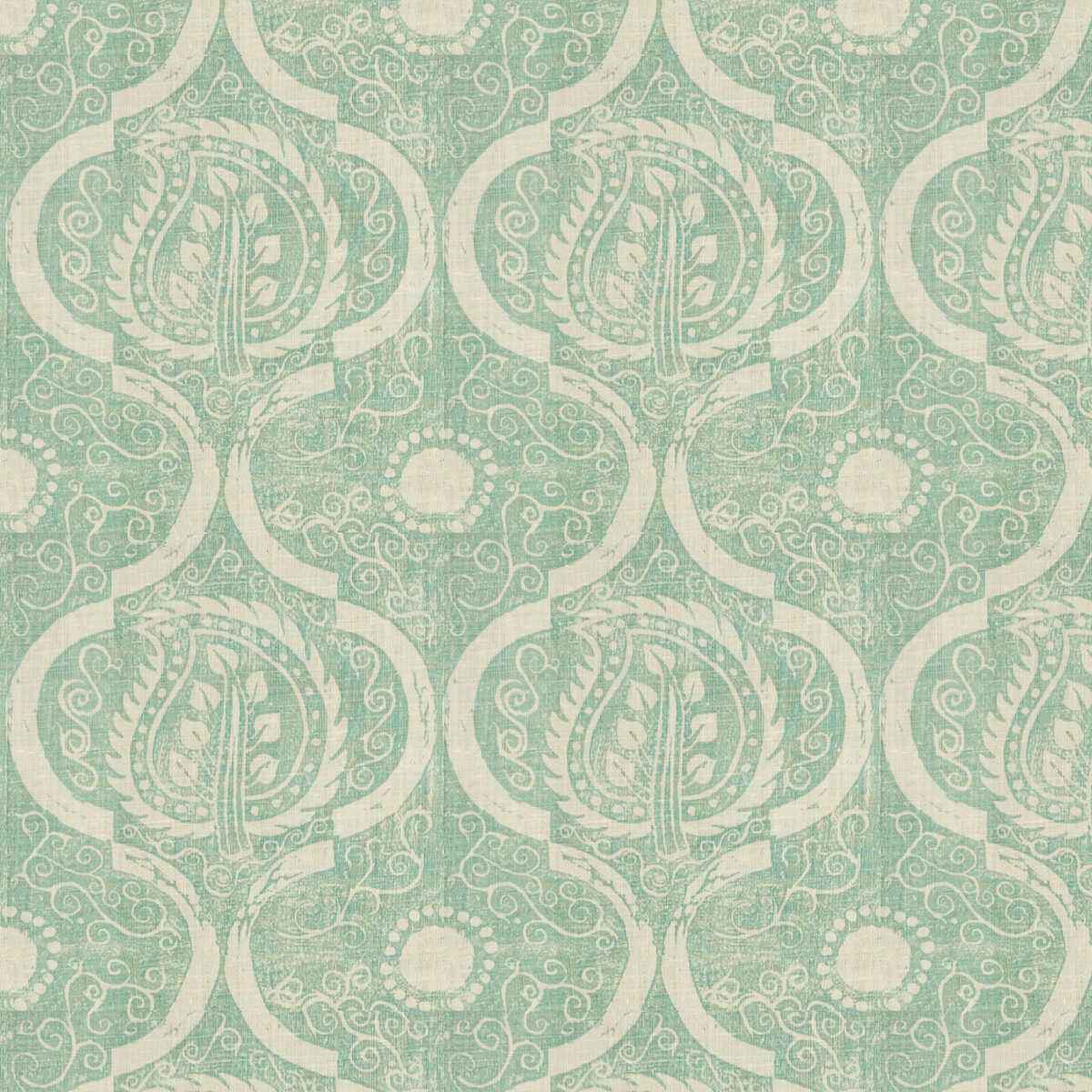 Bfc3516130 Persian Leaf Aqua Lee Jofa Fabric
